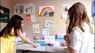 Fidget Trading Game with Grace and Ava  How to Fidget Trade with Your Sister #fidgets