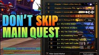 2 Reasons Why You Should NOT SKIP Your MAIN QUEST After Level 95  Dragon Nest SEA