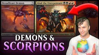  Cheating Out Demons w... SCORPIONS?  Outlaws of Thunder Junction  Rakdos  Standard MTG Arena