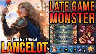 SAVAGE & 2x MANIAC 27 Kills Lancelot Late Game Monster - Build Top 1 Global Lancelot  MLBB