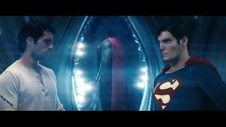 Superman meets Superman Christopher Reeve & Henry Cavill