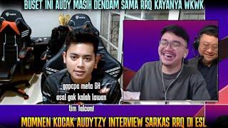 AUDYTZY SARKAS RRQ KALAH LAWAN FALCON INTERVIEW KOCAK AUDYTZY ESL MLBB