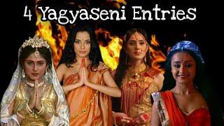 4 Entries of Yagyaseni with DialoguesRoopa GangulyPooja SharmaIshita Ganguly