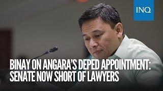 Binay on Angaras DepEd appointment Senate now short of lawyers