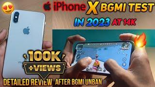 iPhone X in 2023 at 14000Rs PUBG Test  iPhone X Full Review iPhone X Heating Test & Battery Test