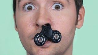 FIDGET SPINNER STUCK IN NOSE