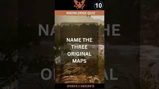 KNOWLEDGE QUIZ #1  State of Decay 2 Juggernaut Edition #shorts