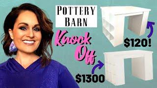 You Can DIY This Craft Table With Storage On a Budget  Pottery Barn KNOCK OFF