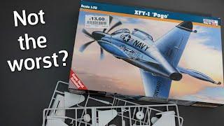Actually Not Bad Mistercraft XFY-1 Pogo Plastic Model Kit in 172 Scale - Unboxing Review