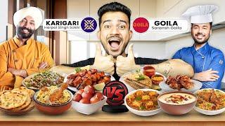 CELEBRITY CHEF RESTAURANTS BATTLE WITH BHANU BHAIYA  Karigari VS Goilas @saranshgoila