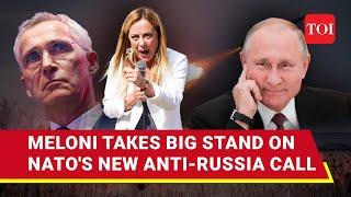 Meloni Shocks NATO With Bold Stand On Strike Inside Russia Push Italy Ignores Plea As Putin Fumes