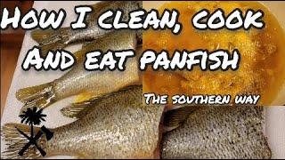 How to Clean Cook and Eat Bluegill Shellcracker