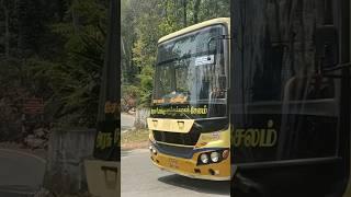 Govt Bus Turning Yercaud hiis