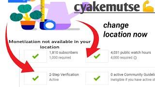 Dore uko wahindura location ya youtube channel  how to change YouTube channel location