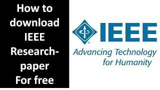 Download IEEE Research paper for free