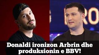 Donald Veshaj tallet me produksionin e BBV dhe Arber Hajdarin... Big Brother Vip Albania 3