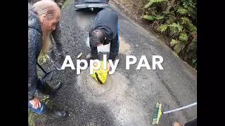 PAR Permanent asphalt repair