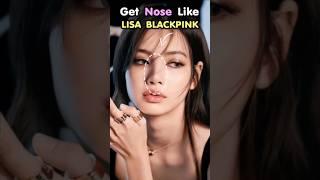 How to Get Nose Like LISA BLACKPINK #lisa #lisamanoban #lisablackpink #nose #noseexercise