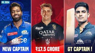 BREAKING  Hardik Pandya Becomes New Mumbai Indians Captain   Shubman Gill  Cameron Green In RCB