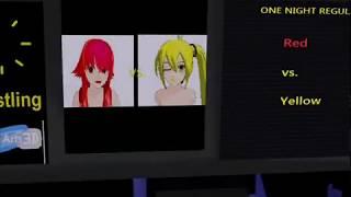 MMD Stardust Wrestling Red vs Yellow Intro