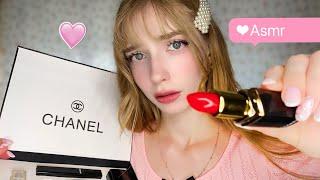 АСМР *Макияж айдолу* первый день визажиста к-поп *звуки для сна* Makeup for an Idol