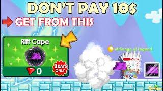 How to Get NEW CAPE Without Paying $10 Dollar CONFIRMED  GrowTopia