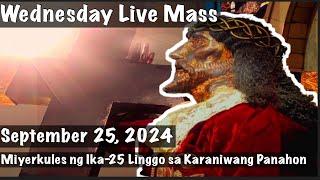 Quiapo Church Live Mass Today September 25 2024 Wednesday