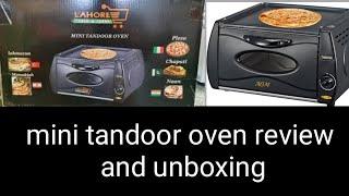 Mini tandoor oven review and unboxing pizza naan and tandoori roti demo in urdu hindi Amazon