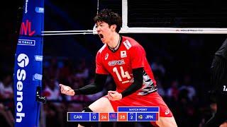 Yuki Ishikawa DESTROYED Canada in Mens VNL 2024 