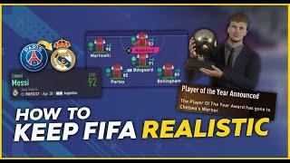 How I keep my FIFA Career Mode saves realistic