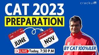 CAT Preparation From June  5 Months Strategy To Score 99%ile  By Maruti Sir CAT 100%iler