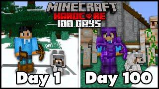 I Survived 100 Days In Hardcore Minecraft... Heres What Happened