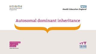 Autosomal dominant inheritance