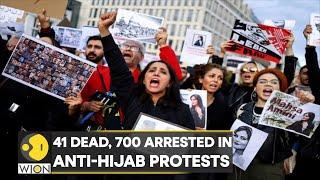 Irans anti-Hijab protests enter 9th day At least 41 dead 700 arrested  Latest News  WION