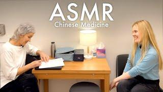 ASMR Chinese medicine PMS focused consultation Unintentional ASMR