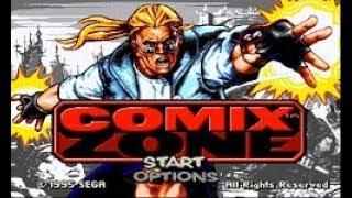 Полное прохождение SEGA Comix Zone  Комикс-зона