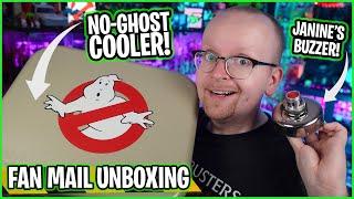 Ghostbusters YETI cooler Janines buzzer scaled-down Proton Pack + MORE  FAN MAIL UNBOXING