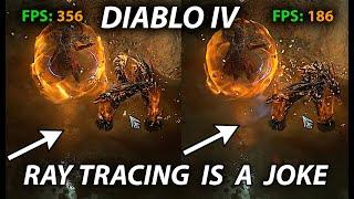 Diablo 4 Raytracing is a Joke - Benchmark Tested