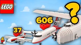 LEGO Aircrafts in Different Scales  Comparison