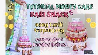 DIY MONEY CAKE  DIY MONEY SNACK  CARA MEMBUAT KUE UANG TARIK