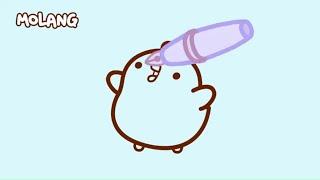 Molang - How to draw Piu Piu   More ⬇️ ⬇️ ⬇️