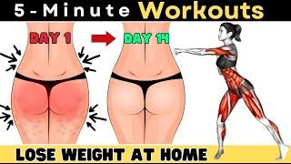 Lose Weight at Home without Equipment and Drop Your Dress Size  5 Minute Workouts