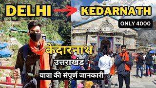 Delhi to Kedarnath Yatra in 2023 Only ₹4000  Kedarnath Budget Trip  Kedarnath Yatra By Train
