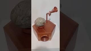 A phonograph that “reads” and transforms a rock’s rough surface into music