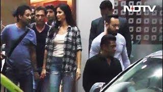 Spotted Salman Khan & Katrina Kaif At Mumbai Airport