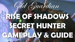 Secret Hunter deck guide and gameplay Hearthstone Rise of Shadows