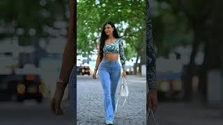 Fine girls in blue tight jeans Outfits you should try this month #fashion #style #outfit #shorts