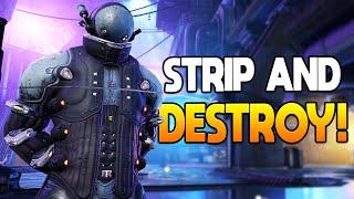 WARFRAME Strip & DESTROY  Vauban Steel Path Shredder