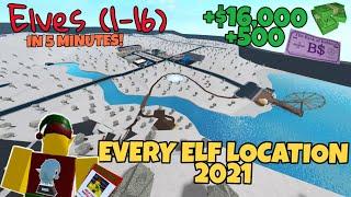 ALL Bloxburg Elf Hunt 2021 Locations 1-16 + Announcements