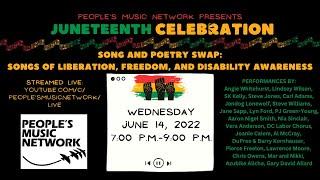 Juneteenth Celebration Songs of Liberation Freedom and Disability Awareness